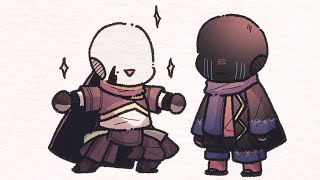 Ink Sans And Error Sans Are So Cute【 Undertale Comic Dub Compilation 】 [upl. by Ainala625]