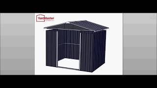 Video Assembly Yardmaster Castleton 10x8 AEYZ Metal Shed [upl. by Kym783]