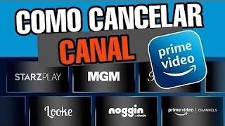 COMO CANCELAR CANAIS na AMAZON PRIME VÍDEO pelo CELULAR [upl. by Atinrahs]