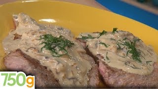 Recette des Escalopes de veau à la crème 750g [upl. by Aciria]