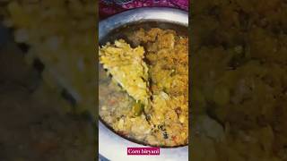 Corn Biryani 😋😋ll especial corn biryani😍 ll unique style biryani😍 llytshorts food unique recipe [upl. by Saunderson]