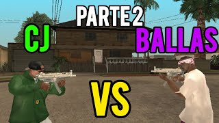 CJ vs los Ballas 2 GTA SALOQUENDO ANDROID [upl. by Hareema]