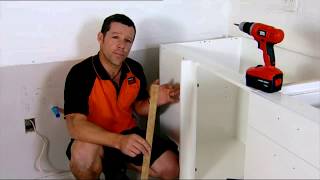 How to Install a Flat Pack Kitchen  Part 2  Mitre 10 Easy As DIY [upl. by Ibson]