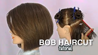 how toBOB HAIRCUTso easypotong rambut bob [upl. by Jean]