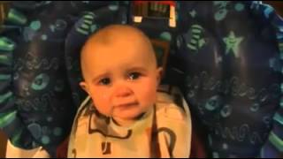 Baby crying to moms singingmp4 [upl. by Ekralc]