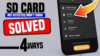 How to fix Memory sd card not detected ON ANDROID  Phone Wont detect my Memory Card sloved [upl. by Cahan]