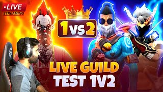 GUILD TEST 1V2 LIVE ⛔️JATTGAMING0004👽freefirelive classyfreefireshortlive [upl. by Harihs]