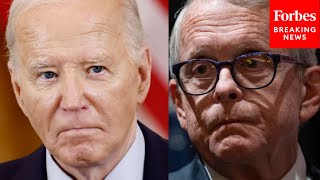 BREAKING NEWS GOP Ohio Gov Mike DeWine Slams Own Party For Possible Exclusion Of Biden On Ballot [upl. by Roberson]