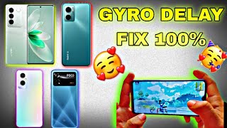 how to fix gyro delay in bgmi 🤷   gyro delay fix 100✅ in bgmi [upl. by Bloxberg]