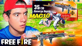 USE LA MAC10 CON 3 CHIPS en LA NUEVA ACTUALIZACION de FREE FIRE y ME VOLVI LOCO   TheDonato [upl. by Jodoin]