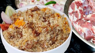 Pakistani Special Beef Biryani Recipe  How to make Beef Biryani  Traditional Beef Biryani [upl. by Oigufer904]