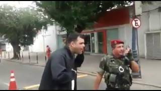 Sargento do Exército da voz de Prisão a Capitão da PM [upl. by Laaspere]