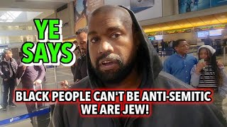 Kanye West Defends Views Toward Jews In Wild Conversation [upl. by Annhoj]