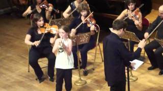 Lucienne Renaudin Vary trompette Salle Gaveau Benoît MenutPetites Mains Symphoniques 2010 [upl. by Marguerie]