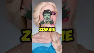 HOW PRINCESS ELSA WOULD LOOK LIKE IF SHE WAS BITTEN BY ZOMBIE shortseua youtube youtubeshorts [upl. by Biel44]