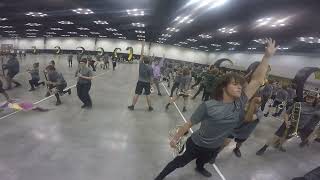 Pearland High School Marching Band 2023 “Illuminate” Trombone Headcam [upl. by Ahsienaj]