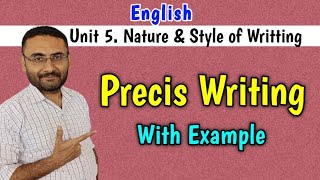 Precis writing Writing Practices English  BE 1st year  semester 1 and 2 [upl. by Cicily]