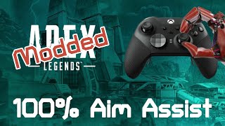 How to get 100 Controller Aim Assist on Modded Apex Legends R5Reloaded Tutorial [upl. by Adalai992]