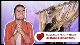 Eurovision 2022 Albania REVAMP Reaction  Ronela Hajati quotSekretquot [upl. by Esorylime]