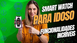 INCRÍVEL BOTÃO SOS EM NOVO RELOGIO DE IDOSO  UNBOXING SMARTWATCH SUPER DICAS E FUNCIONALIDADES [upl. by Ebonee933]