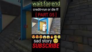 Adam falls Love 😍 love story part 5  free fire 3D animation  sad love 😭freefireshorts [upl. by Hollander]