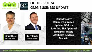 KE Report October 2024  THERMALXR®️ Commercialization Update [upl. by Anaynek]