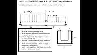 EXAMEN DE RDM Partie 1 [upl. by Retsof407]