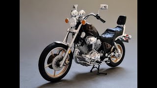 Yamaha XV1000 Virago  Tamiya 112th scale [upl. by Nannah526]