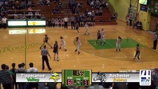 Tippecanoe Valley Girls Basketball vs Rochester [upl. by Peta]