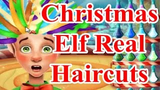 Barbie Games Christmas Elf Real Haircuts [upl. by Keram]