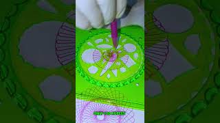 🥰🥰 How many rotations did ✍️ the pen make in total 🎨 Spirograph Art 🎨 drawing spirograph art 🥰 3 [upl. by Atinav]