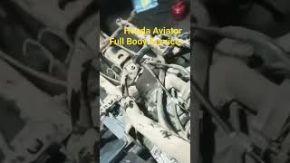 Honda Aviator  Full Body Khol Kar Service Kese Kare Part 1 youtubeshorts mechanicalengineering [upl. by Cornelie]