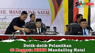 Detik detik Pelantikan 40 Anggota DPRD Mandailing Natal [upl. by Dillie]