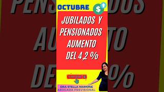 JUBILADOS PENSIONADOS ANSES AUMENTO OCTUBRE BONO noticias [upl. by Merce]