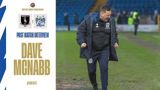 Dave McNabb  Padiham  Post Match Interview  Bury FC [upl. by Yema]