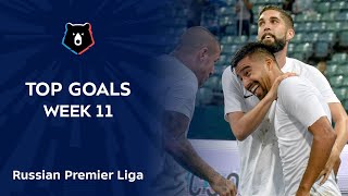 Top Goals Week 11  RPL 201920 [upl. by Adiuqram]