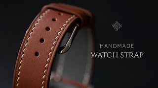 Making a Handmade Leather Watch Strap [upl. by Bernice]