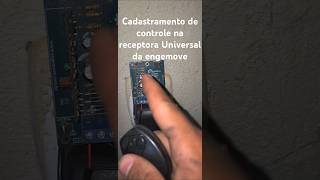 Receptor universal da engemove cadastramento de controle [upl. by Ellery]