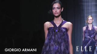 Giorgio Armani SS17 Milan collection [upl. by Eixam87]