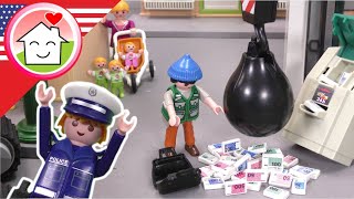 Playmobil Police  Chief Overbeck and the Wrecking Ball  The Hauser Family [upl. by Ettenaej]