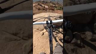 Hardtail VS Giant Rock…😳 shorts mtb downhill [upl. by Katleen]