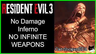 Resident Evil 3 Remake PC  No Damage No Infinite Ammo Inferno [upl. by Jacquenette]