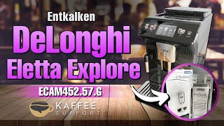 DeLonghi Eletta Explore ECAM45257G Entkalken [upl. by Elohcin]