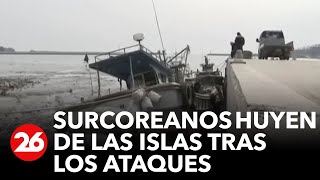 Evacuaciones urgentes en Corea del Sur tras los ataques de Corea del Norte [upl. by Enautna888]