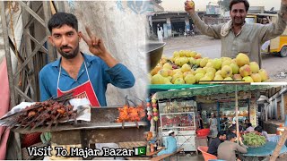 Exploring Majar Bazar Street Food Mazegar Time kotlikalansalehkhana [upl. by Nameerf]