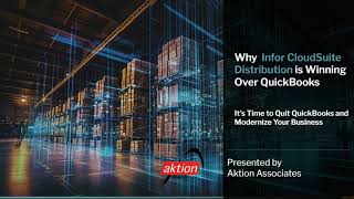 Aktion Demo Webinar Why Infor CloudSuite Distribution ERP is Winning Over Quickbooks [upl. by Encrata]