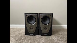 Mission M71i Home 2 Way Bookshelf Speakers [upl. by Warrick394]