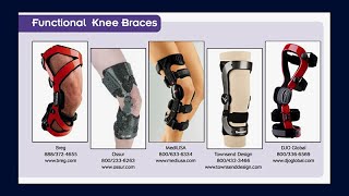 Bracing for Acute Injury Functional Activity and Osteoarthritis of the Knee [upl. by Streetman]