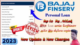 Bajaj Finserve Personal Loan Full Review In Tamil 2023 Tech and Technics [upl. by Megdal647]