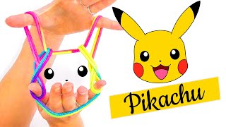 PIKACHU  FACILE  figure de ficelle  tuto Français [upl. by Glovsky]